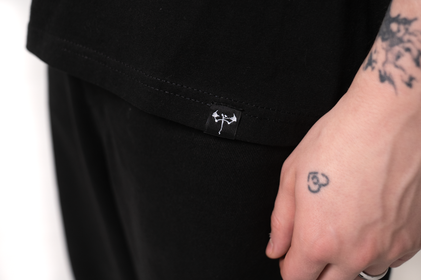 Cursed cross Logo T shirt