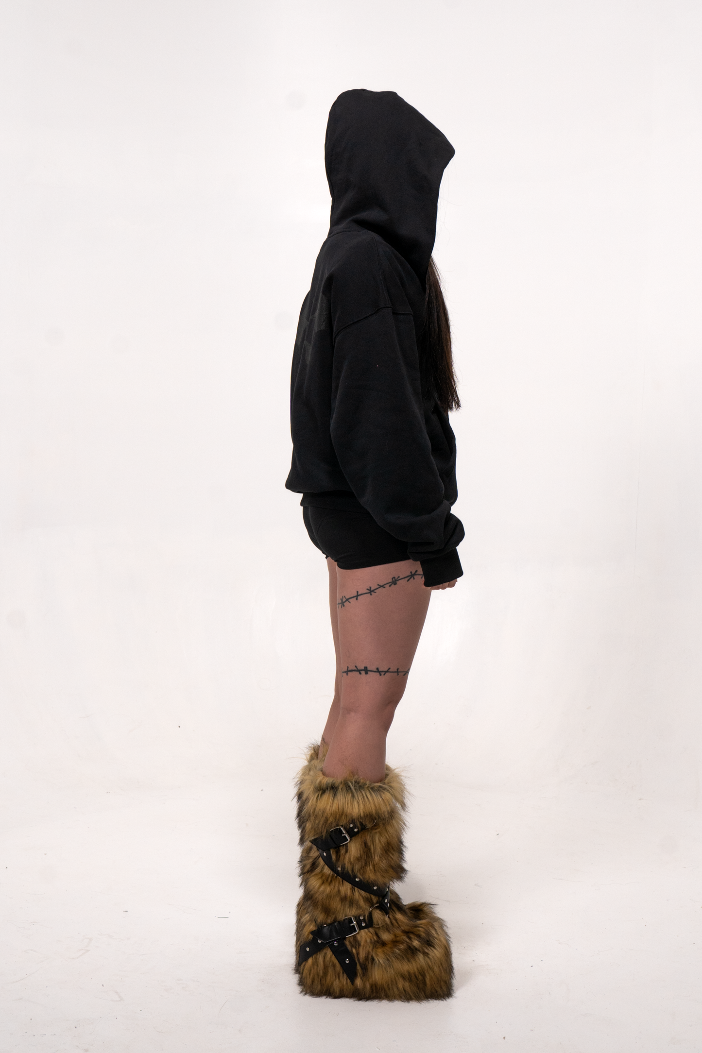 Black essentials Zip up Hoodie