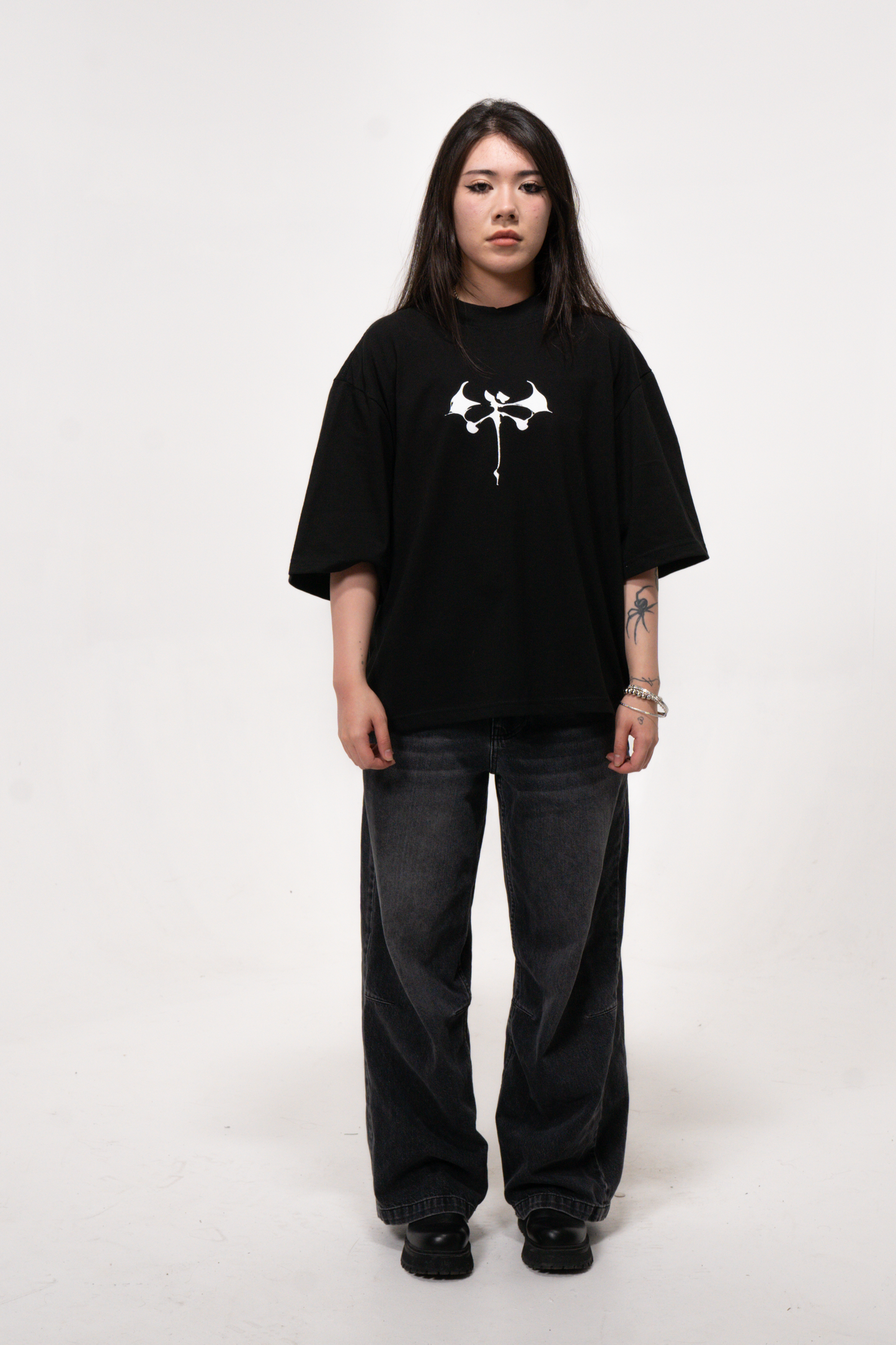 Cursed cross Logo T shirt