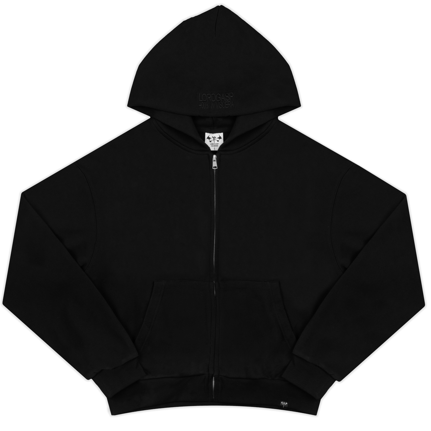 Black essentials Zip up Hoodie