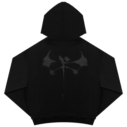 Black essentials Zip up Hoodie